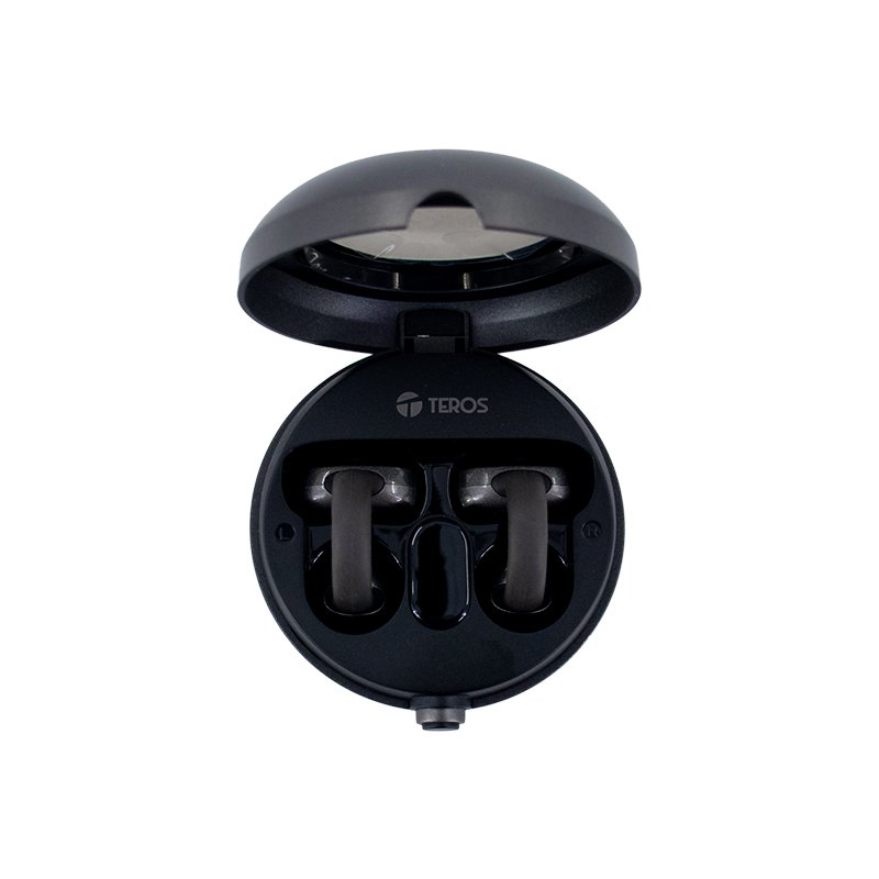 Audífonos TEROS TE-8079N, Bluetooth, TWS, negro - Imagen 2