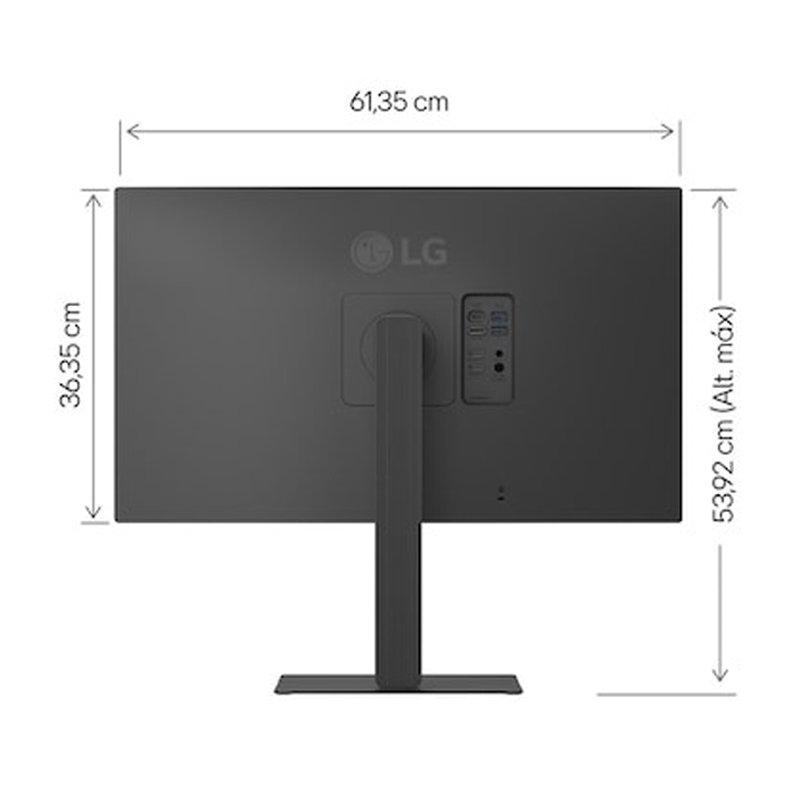 Monitor LG 27U730A-B, 27/4K UHD/IPS/60Hz/HDMIx2/DP/Headphones-out (3-polos, Solo Sonido) - Imagen 2