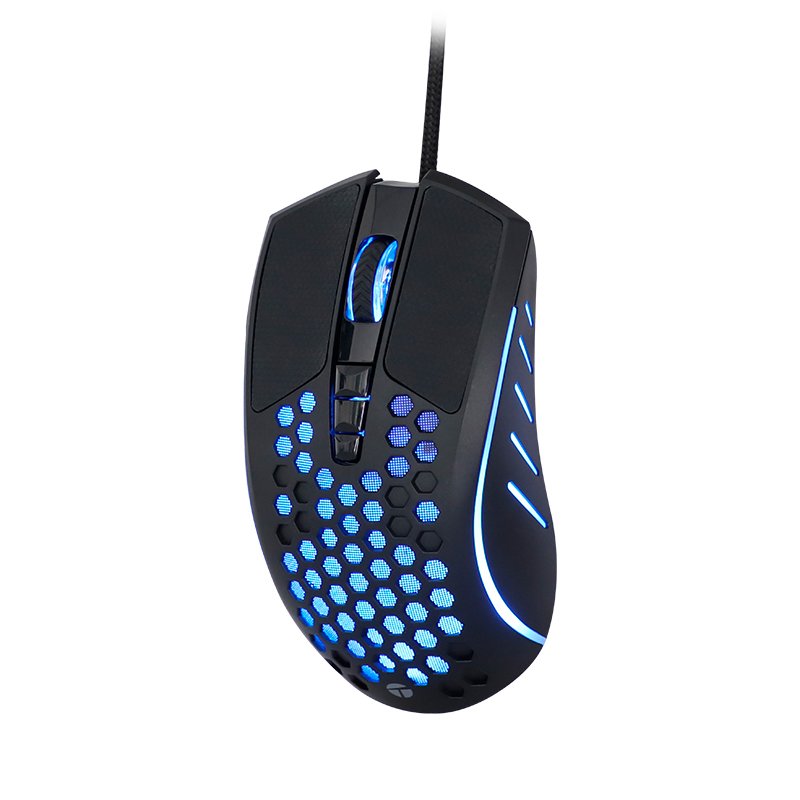 Mouse gamer TEROS TE-1210G, 7 botones, RGB, negro - Imagen 2