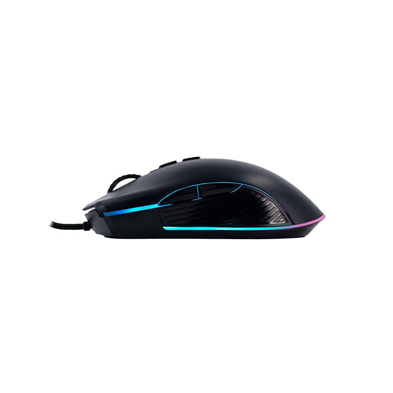 Mouse Gamer Teros TE-1233G, DPI hasta 7200, RGB,7 Botones, USB, Negro - Imagen 2