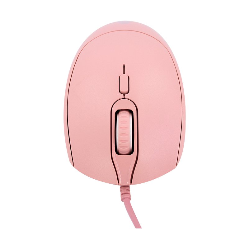 Mouse Óptico Teros TE-1226S, 800-1200-1600 DPI, USB, 4 Botones, Color Rosado - Imagen 2