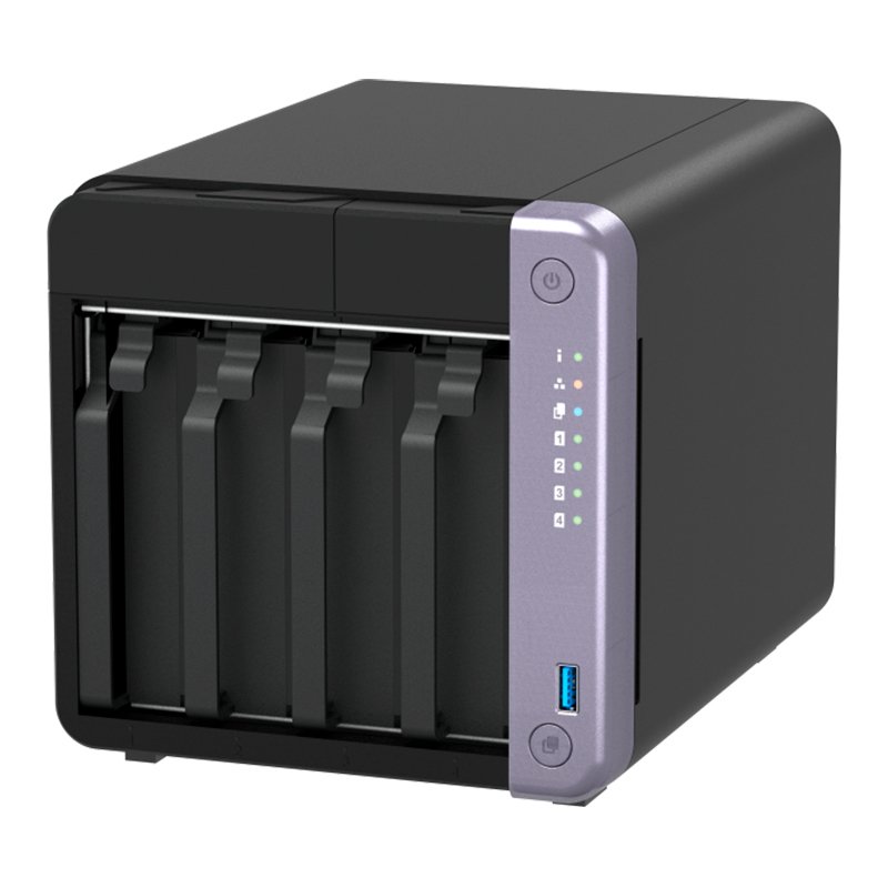Servidor NAS QNAP TS-432X-4G, ARM AL524 4C/2GHz, 4GB RAM SODIMM, Bahias: 4x3.5” SATA - Imagen 3