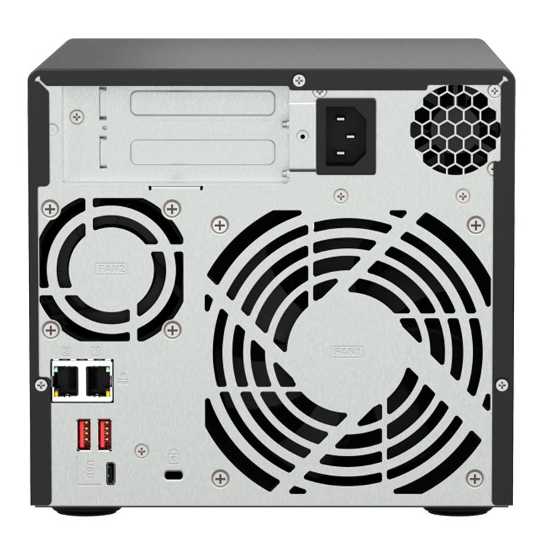 Servidor NAS QNAP TS-473A, AMD Ryzen V1500B/2.2GHz, 8GB DDR4 SODIMM, Bahias: 4 x 3.5” SATA - Imagen 2