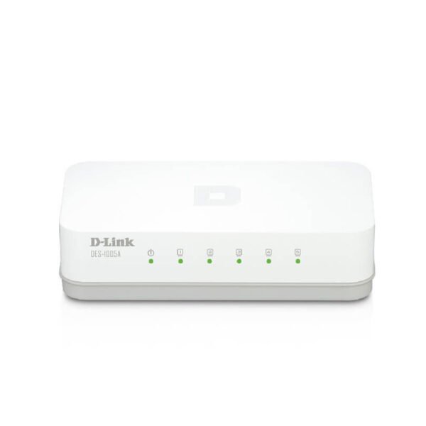 Switch D-Link DES-1005A, 5 RJ-45 10/100 Mbps, Auto MDI/MDI-X, Presentación en caja.