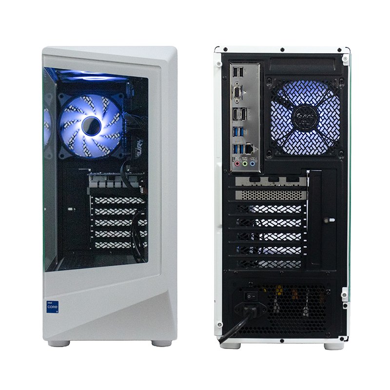 PC TEROS TE-8002G Core i5 14400F 2.5/4.7GHz 16GB DDR5-5600 RTX3050 6GB Ubuntu, blanco - Imagen 2