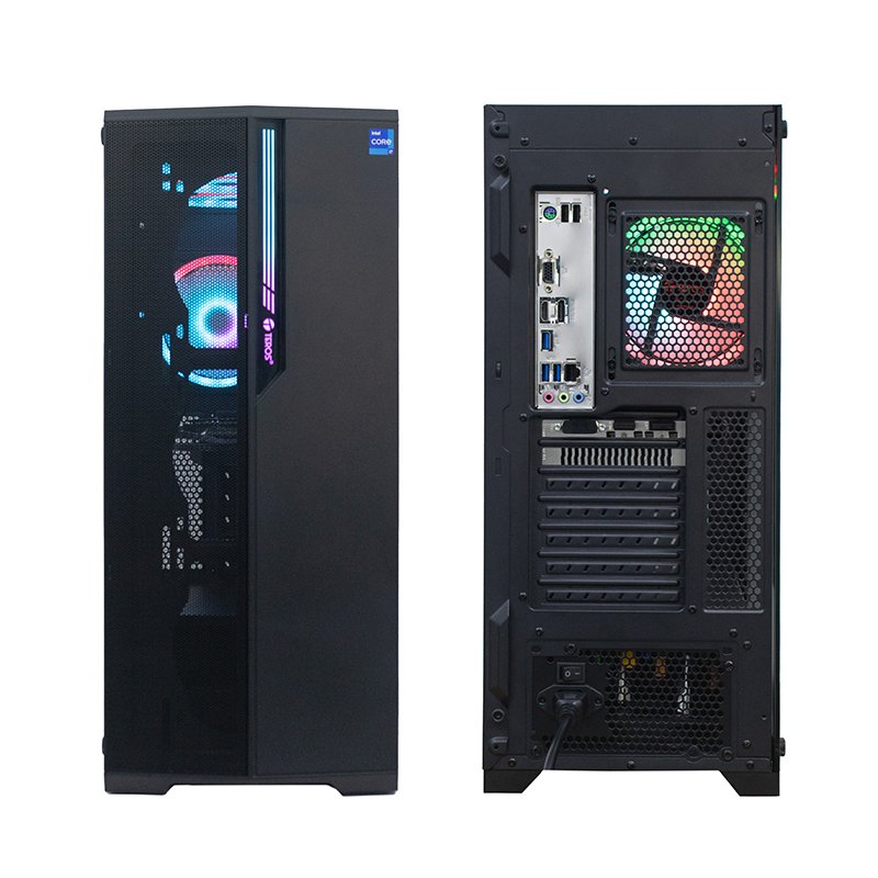 PC TEROS TE-9000G Core i7 14700F 2.1/5.4GHz 16GB DDR5-5600 RTX3050 8GB Ubuntu, negro - Imagen 2