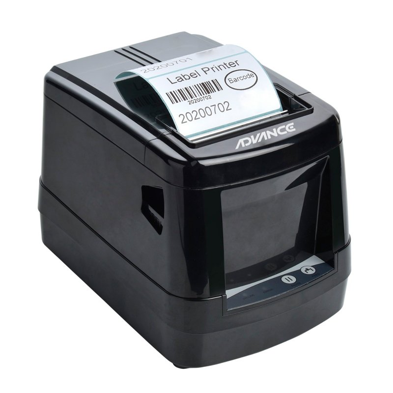 Impresora térmica de Etiquetas Advance ADV-9010, velocidad 127 mm/seg ,USB y Bluetooth