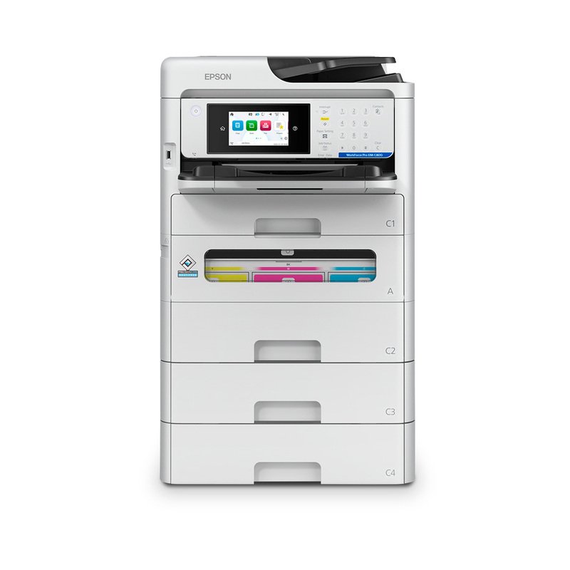 Impresora Epson MFP Color WorkForce Pro EM-C800, Imprime/Escanea/Copia/Fax/USB/WLAN/LAN - Imagen 3