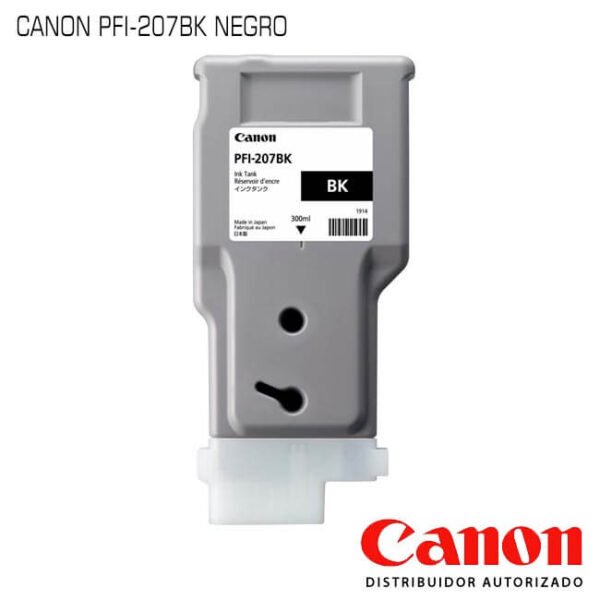 Cartucho de Tinta Canon PFI-207BK Black