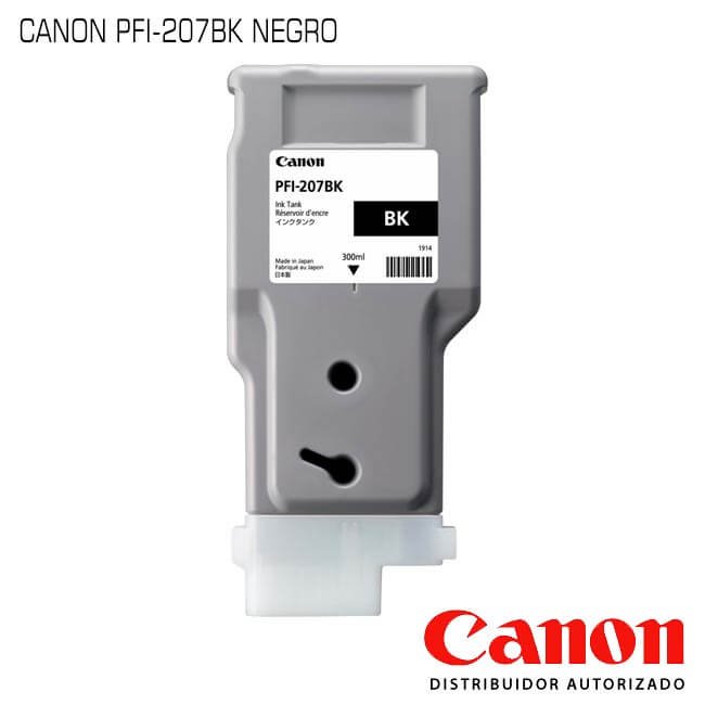 Cartucho de Tinta Canon PFI-207BK Black