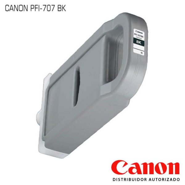 Cartucho de Tinta Canon  PFI-707BK Black