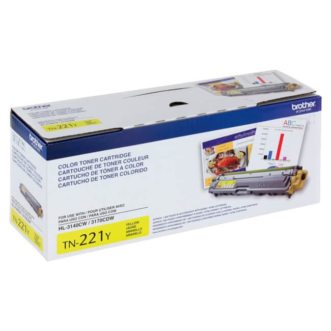 Toner Brother TN221Y Yellow Al Mejor Precio Original