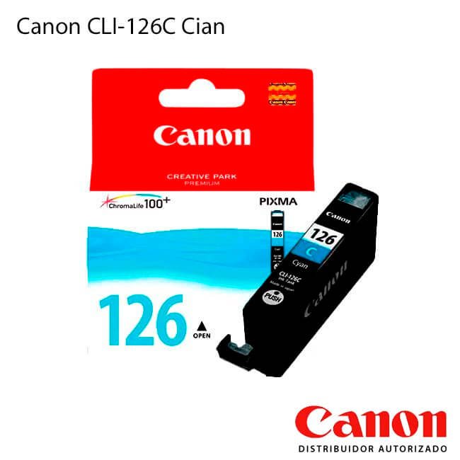 Cartucho de Tinta Canon CLI-126C Cian