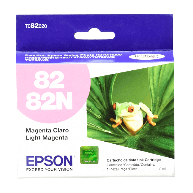 Tinta Epson T082620 original T0826 Light Magenta