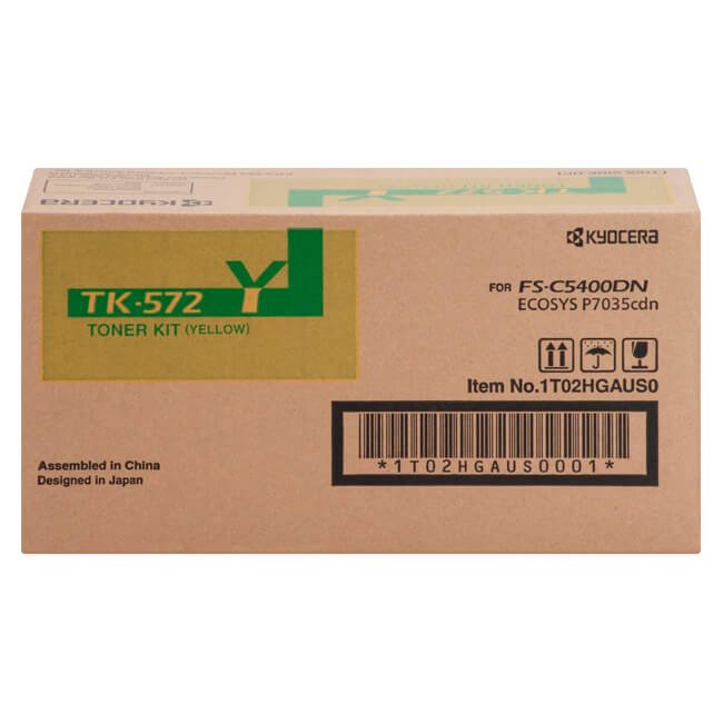 Cartucho de Toner Kyocera TK-572Y Original Yellow
