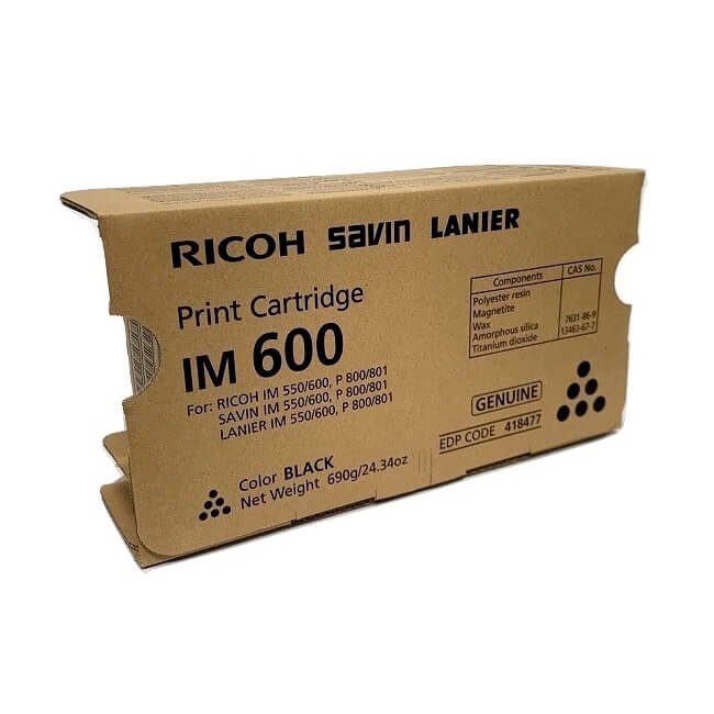 Toner Ricoh 550F, P 800, P 801 418477 Original Negro