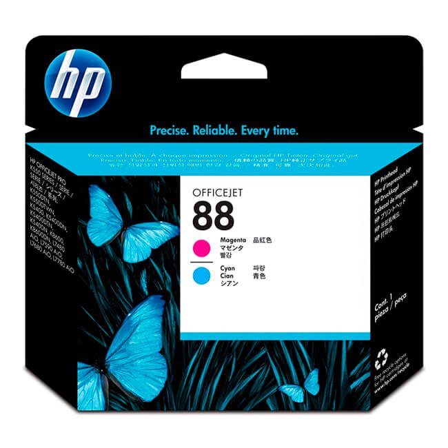 Cabezal HP C9382A Magenta, Cyan 88 original