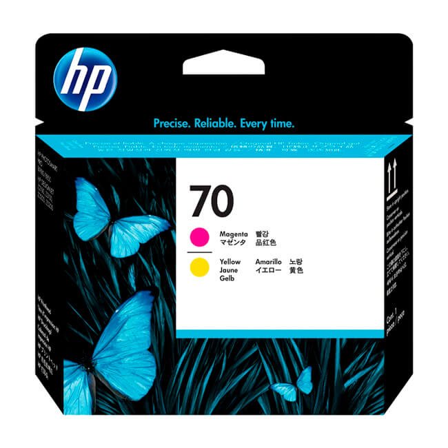 Cabezal HP C9406A Magenta, Yellow 70 original