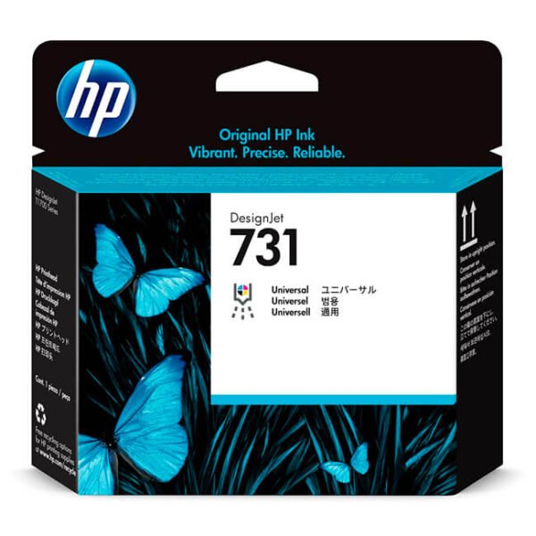 Cabezal HP P2V27A Cian, Gris, Magenta, Negro mate, Foto negro, Amarillo 731A original
