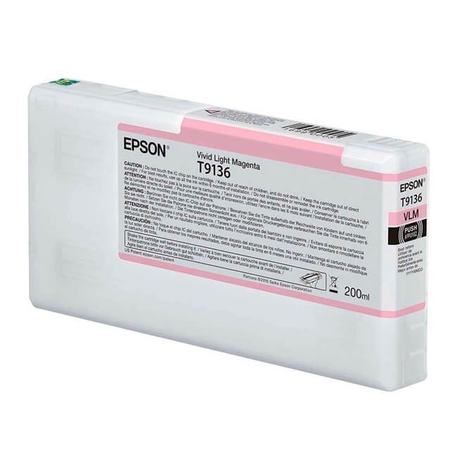 Tinta Epson T9136 original T913600 Magenta Claro