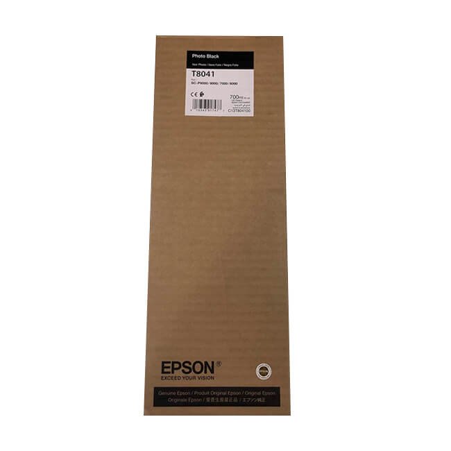 Tinta Epson T8041 original T804100 Negro Fotográfico