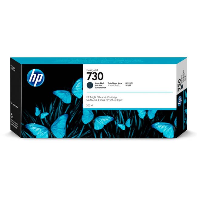 Tinta HP 730 original P2V71A Matte Black