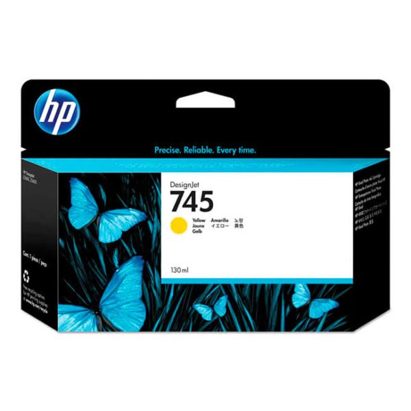 Tinta HP 745A original F9J96A Yellow