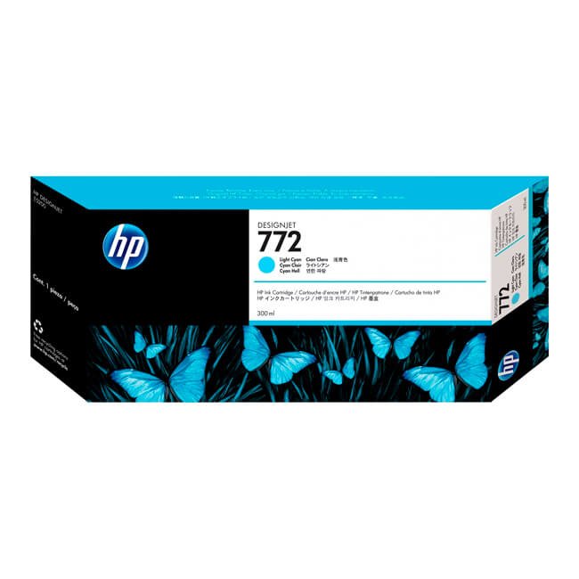 Tinta HP 772 original CN632A Lt Cyan