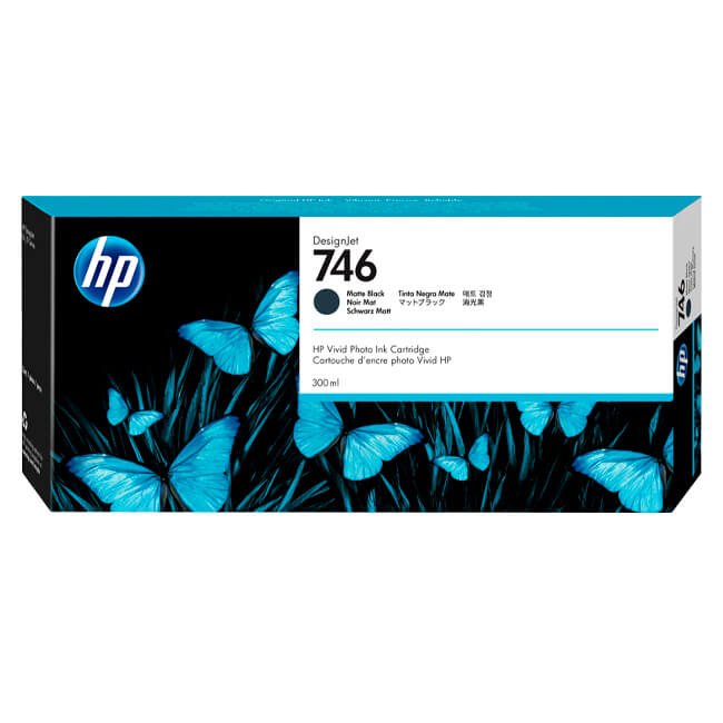 Tinta HP 746 original P2V83A Mate Black