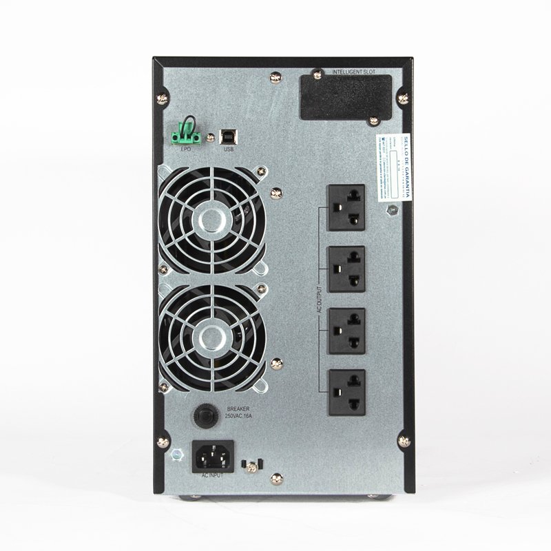 UPS Elise UDC-2K-T-G2, On-Line, 2000 VA, 1800 W, 220VAC, Monofásico con tierra, USB. - Imagen 2
