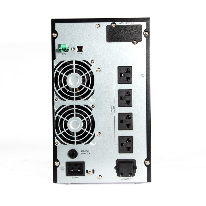 UPS Elise UDC-3K-T-G2, On-Line, 3kVA, 2.7KW, 100V ~ 300VAC, Display LCD. - Imagen 2