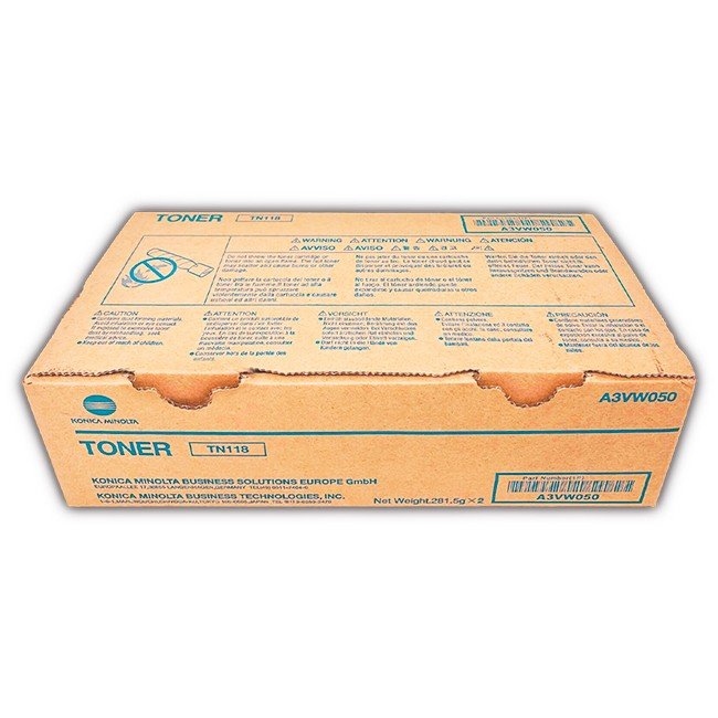 Toner Konica Minolta bizhub 226, 215 TN-118 Negro