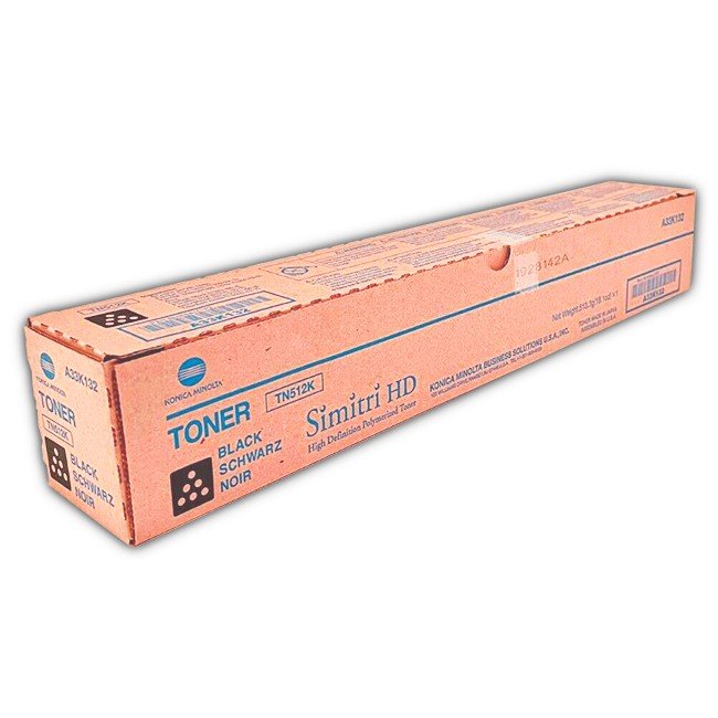 Toner Konica Minolta bizhub c454e, c554 TN-512 Negro