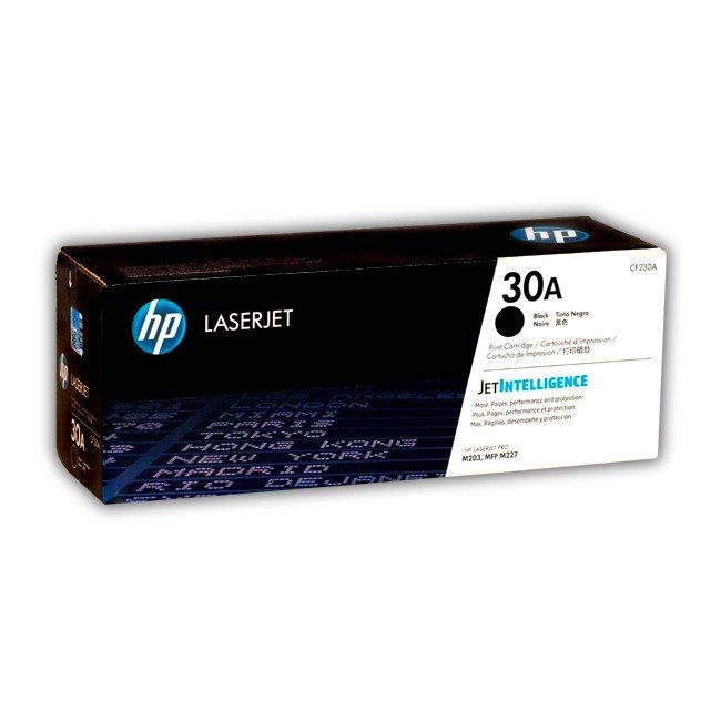 Toner Laserjet Pro HP CF230A m203dn, m203dw – 30A