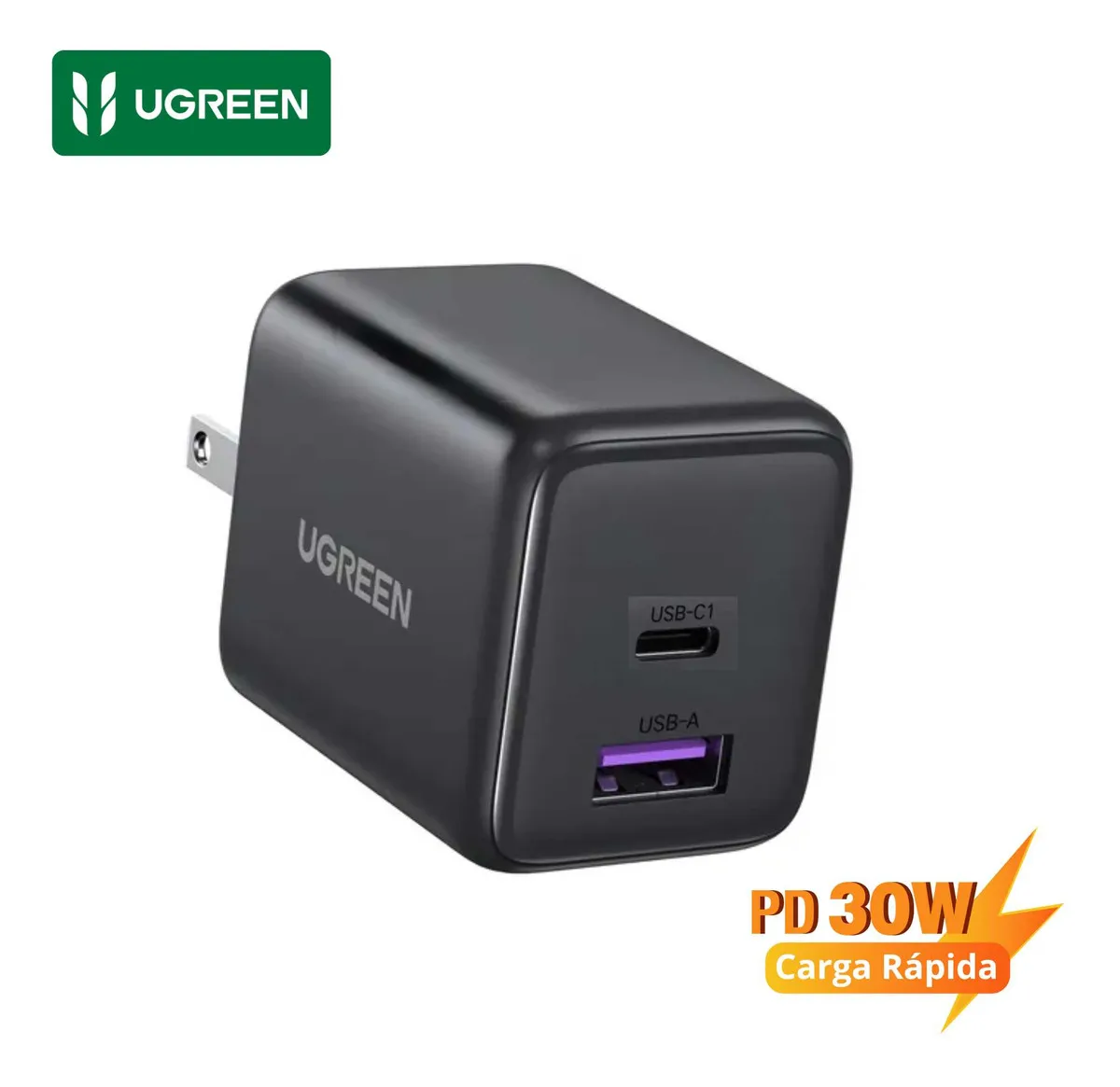 Cargador Ugreen 30w Gan X516 (65025) Carga Rápida - Imagen 6
