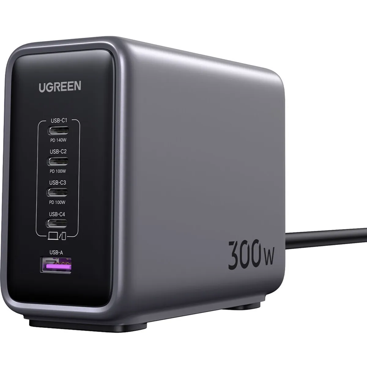 Cargador Ugreen Nexode 300w Gan CD333 (90872B) Carga Rápida - Imagen 6