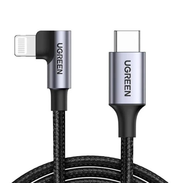 Cable USB – C Lightning 90 Grados Ugreen 1M 3a US305 – 60763