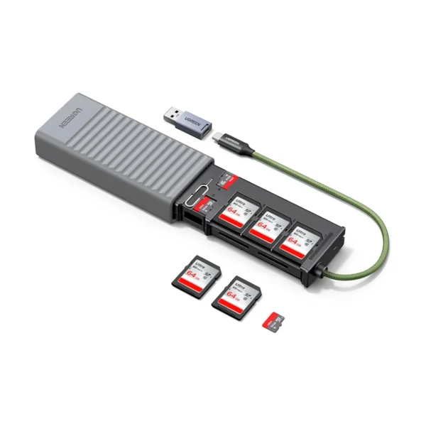 Lector de Tarjetas UGREEN CM856 USBUSB-C SD microSD