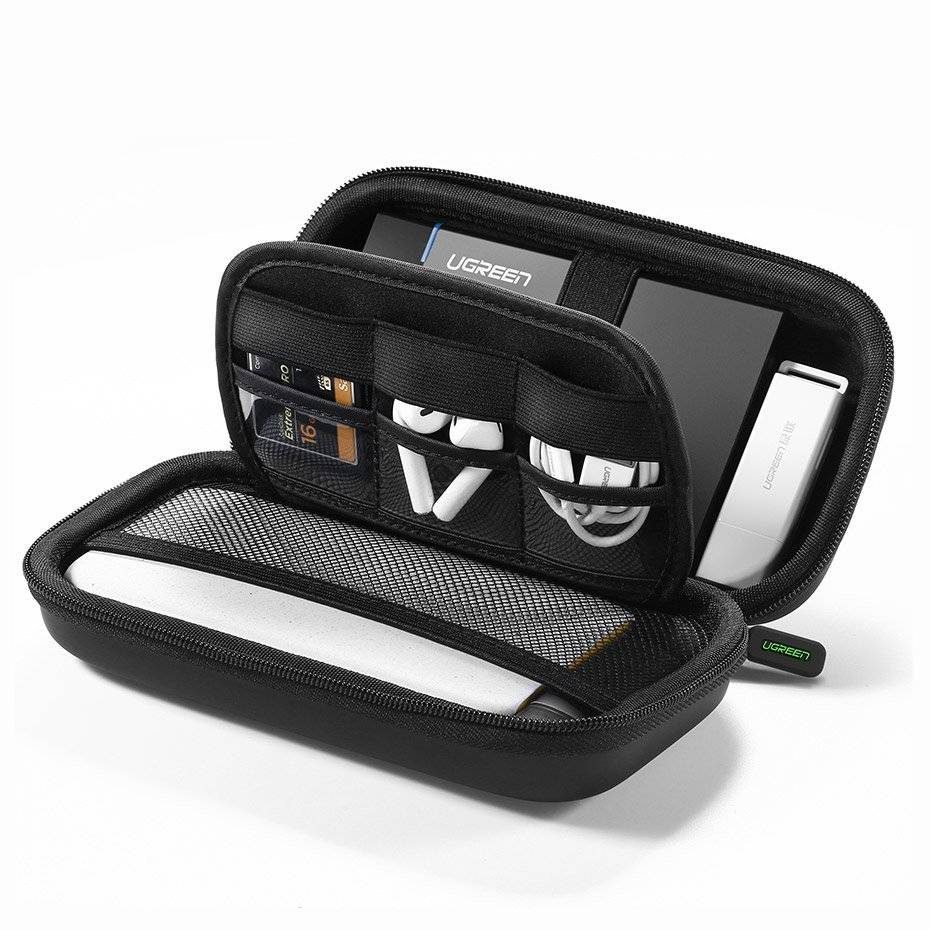 Estuche Rígido Ugreen Disco Duro Portátil Cables LP128 – 50274 - Imagen 2