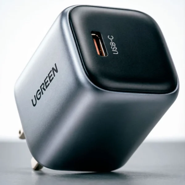 Cargador Pared Ugreen X512 USB-C 20W Carga Rápida Gris