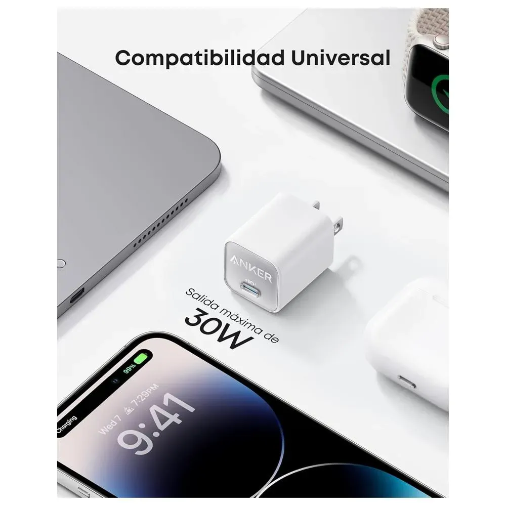 Anker Cargador Compacto Zolo Mini 30W USB-C PD Negro – A2698J11 - Imagen 2