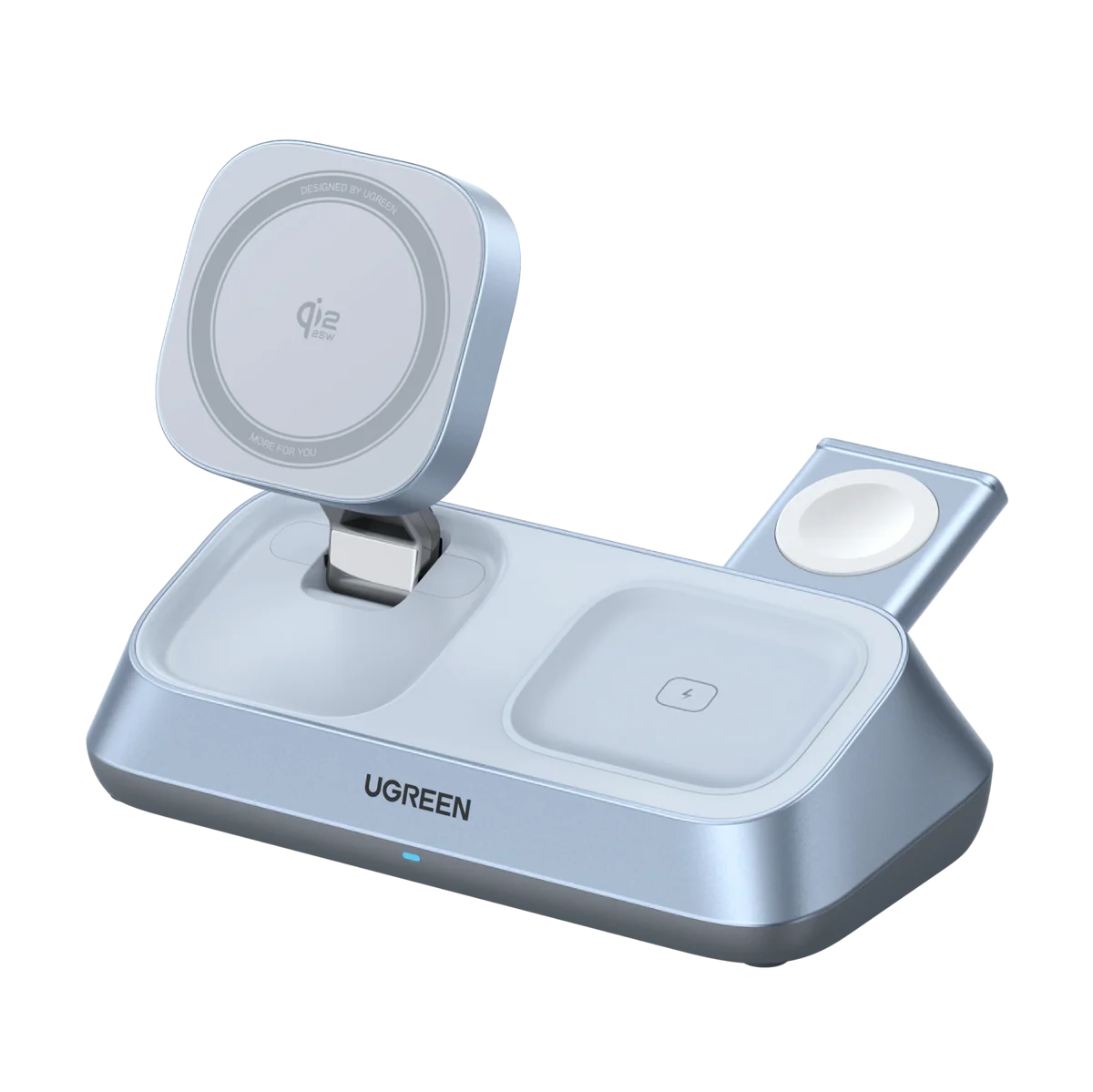 Cargador 3 En 1 25W Qi2 MagSafe Plegable Ugreen W711 – 55676