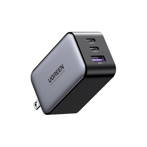 Ugreen Cargador Nexode USB-C 65W 3 Puertos GaN CD244 – 10334
