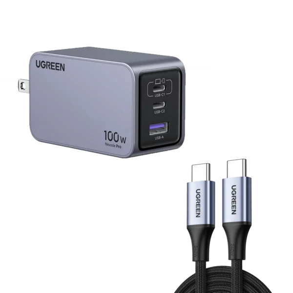 Cargador UGREEN Nexode Pro X757 100W – GaN USB-C/A 3 Puertos