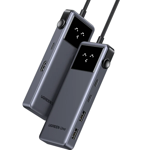 Adaptador 6 En 1 Multi Puertos 10Gbps HDMI 4K@60Hz USB-C USB-A Para Laptop MacBook iPad