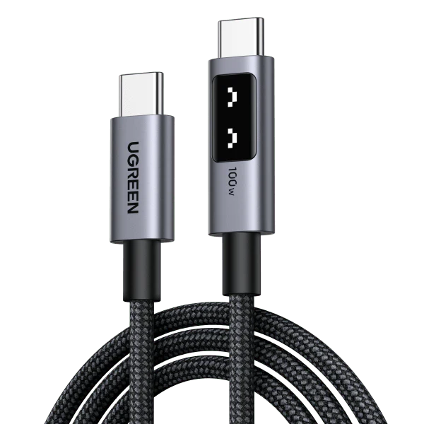 Cable UGREEN UNO USB-C A USB-C 100W para iPhone 17, MacBook, iPad, Galaxy
