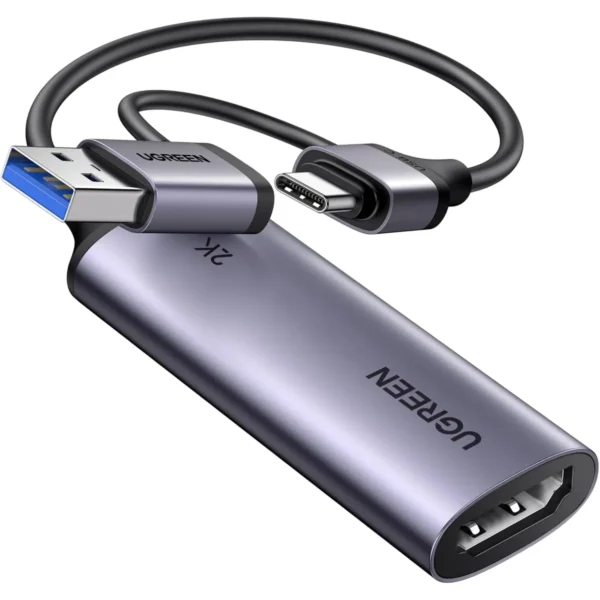 Capturador de video 2K@30Hz 1080P 4K HDMI USB-C Ugreen CM629 – 15389