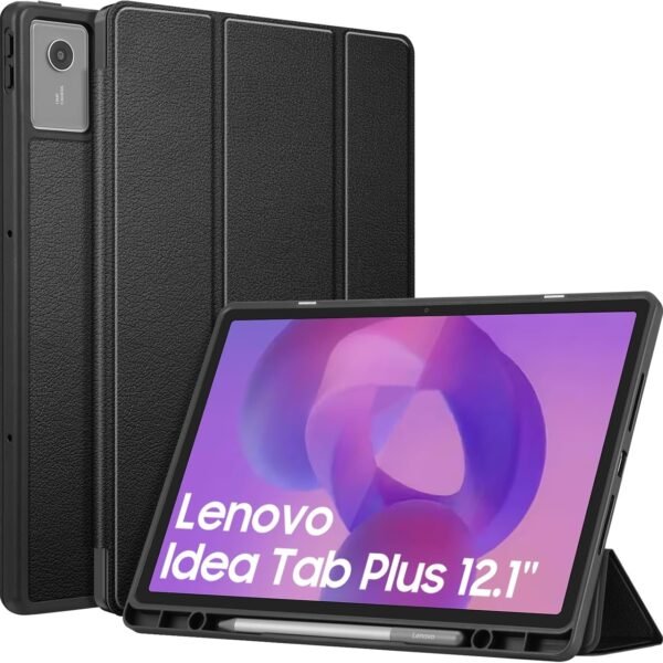 Funda Smart Cover con Porta Lapiz para Tablet LENOVO IDEA TAB PLUS 12.1″