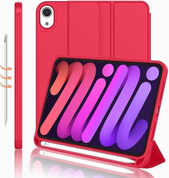 Funda Smart Cover con Porta Lápiz para Tablet IPAD MINI 7 de 8.3″