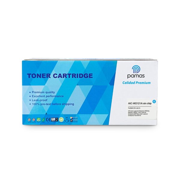 Toner PAMAS Compatible HP212A / W2120A Sin Chip – Cian
